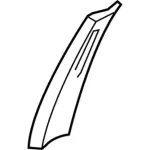 FL1Z7824346AB - Body: Upper Center Pillar Trim for Ford: Expedition Image