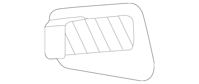 1708300166 - Body: Air Baffle for Mercedes-Benz Image