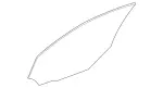 2127251310 - Body: Door Glass for Mercedes-Benz Image