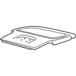 3L2Z7840010AA - Body: Lift Gate for Ford: Explorer | Mercury: Mountaineer Image