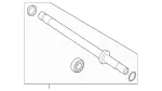 205330990565 - Front Axle: Intermediate Shaft for Mercedes-Benz Image