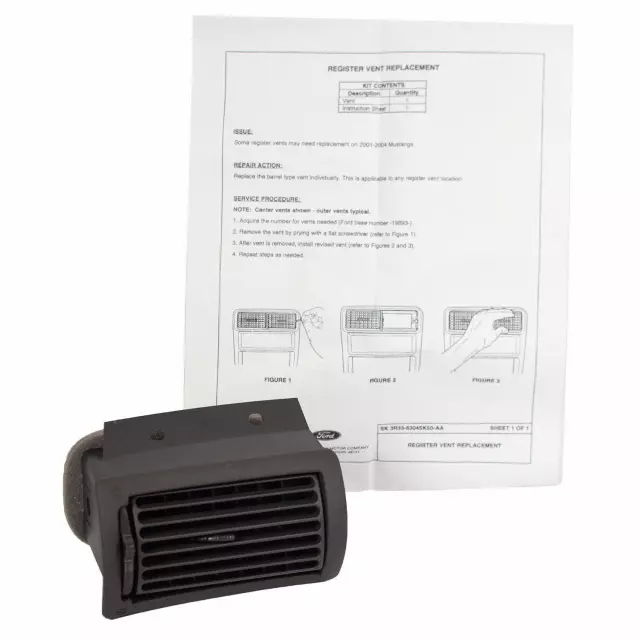 3R3Z19893ABF - Body: Vent Grille for Ford Image