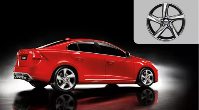 31414017 - : Aluminum Rim, Ixion 8-Inch X 18-Inch for Volvo: S60, S60 Cross Country, V60, V60 Cross Country, XC60 Image