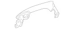 20476002709761 - Body: Handle, Outside for Mercedes-Benz Image