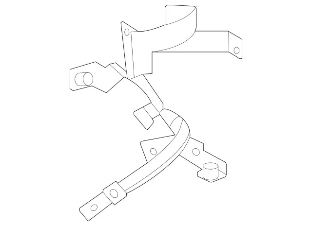 1775202200 - Radiator: Holder for Mercedes-Benz: A35 AMG, CLA35 AMG, GLA35 AMG, GLB35 AMG Image image