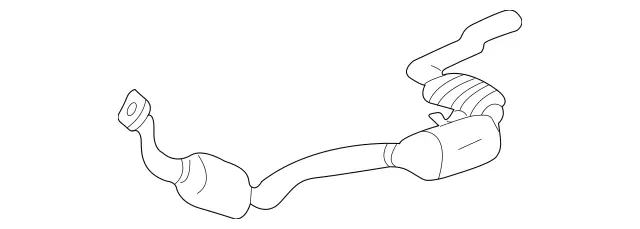 1634900336 - : Catalytic Convert System for Mercedes-Benz Image