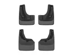 110190120190 - : Black MudFlap No-Drill DigitalFit® MudFlap Kit for WeatherTech Image