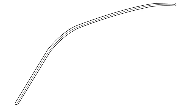 21969002623544 - Body: Drip Molding for Mercedes-Benz Image