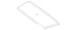 23183085008Q96 - Body: Center Cover for Mercedes-Benz Image