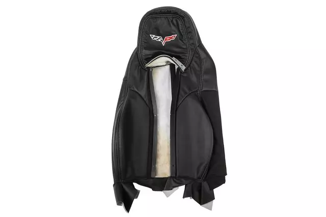 Ebony and Light Titanium Passenger Seat Back Coverr - GM (19124972)