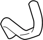 497171LA0A - Steering: Power Steering Suction Hose for INFINITI: QX56, QX80 Image