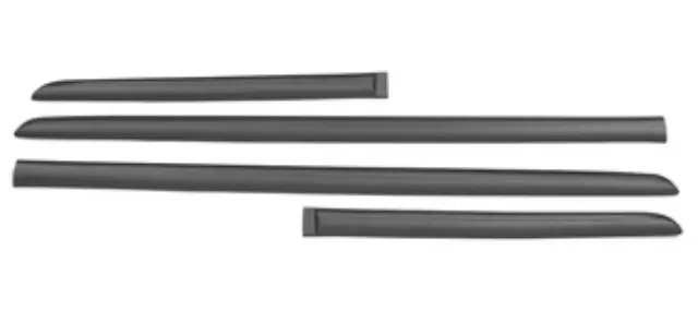 93744252 - Exterior: 07-11 Chevrolet Aveo Body Side Molding Package Kit Set Charcoal Metallic OEM NEW for Chevrolet: Aveo Image