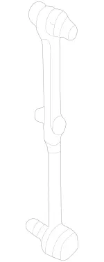 2203200032 - Rear Axle: Link Rod for Mercedes-Benz: S430, S55 AMG Image