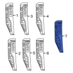 PC3Z16720BR - Body: Nameplate for Ford: F-350 Super Duty Image