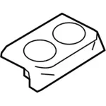 GL7Z7804567AA - Body: Console Panel for Lincoln: Navigator Image