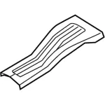 BB5Z7813229AB - Body: Scuff Plate for Ford: Explorer, Police Interceptor Utility Image