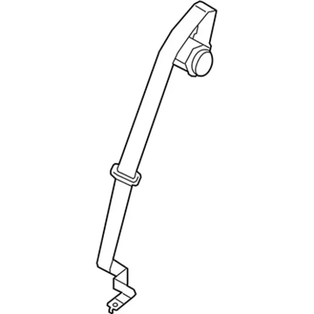 HG9Z54611B64AB - : Center Seat Belt for Ford: Fusion | Lincoln: MKZ Image