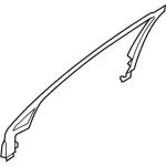 8A5Z5451753AA - Body: Frame Molding for Lincoln: MKS Image