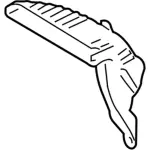 DG9Z18C297A - Electrical: Outlet Duct for Ford: Fusion, SSV Plug-In Hybrid Image image