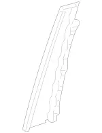 2467320200 - Rear Doors: Trim Molding for Mercedes-Benz Image