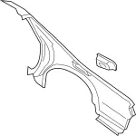 78100CR930 - : Quarter Panel for Infiniti Image