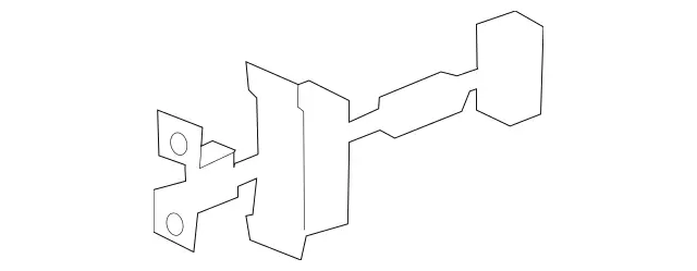 2117300116 - Rear Doors: Door Check for Mercedes-Benz: E320, E500, E55 AMG Image