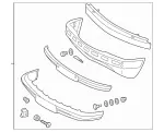 2018800370 - Attachment Parts: Bumper for Mercedes-Benz: 190D, 190E Image