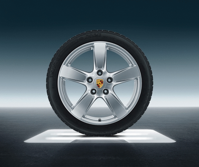 98104460038 - Wheels: 19-Inch Cayman S Winter Wheel-And-Tire Set for Porsche: Boxster, Cayman Image