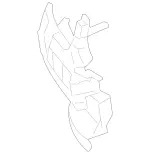 1718851265 - Attachment Parts: Frame for Mercedes-Benz: SLK280, SLK300 Image