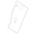 25392402009J28 - Body: Seat Back Panel for Mercedes-Benz Image