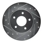 63152010L - : DFC Brake Rotor - Drilled and Slotted - Silver for DYNAMIC FRICTION Image