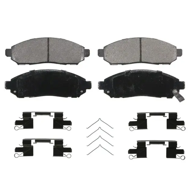 1BP00387AB - : Disc Brake Pad Set for Chevrolet: City Express | Nissan: Frontier, LEAF, NV200, Pathfinder, Xterra | Suzuki: Equator Image