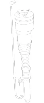 221320183880 - : Strut for Mercedes-Benz Image