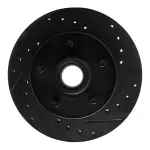 63354110R - : DFC Brake Rotor - Drilled and Slotted - Black for DYNAMIC FRICTION Image