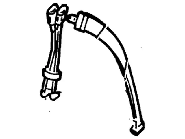 6C3Z28611B66CA - Electrical: Center Seat Belt for Ford: F-250 Super Duty, F-350 Super Duty, F-450 Super Duty, F-550 Super Duty Image