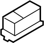 243821CA1A - Electrical: Relay Box Upper Cover for Infiniti Image