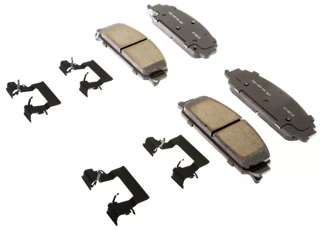 Ceramic Front Disc Brake Pad Kit with Clips - GM (19428001)