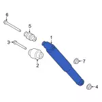 LK4Z18125C - : Shock Absorber for Ford: Transit-150, Transit-250, Transit-350, Transit-350 HD Image