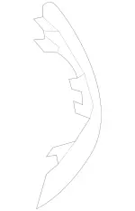 1668200374 - : Reflector for Mercedes-Benz Image