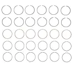 S93116STD - : Engine Piston Ring Set for Enginetech Image