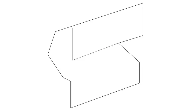 19912598 - Rear Doors: Trim Strip Clip for Mercedes-Benz: C350e, C400, C450 AMG, C63 AMG, GLC300, GLC43 AMG, GLC63 AMG, GLC63 AMG S Image image