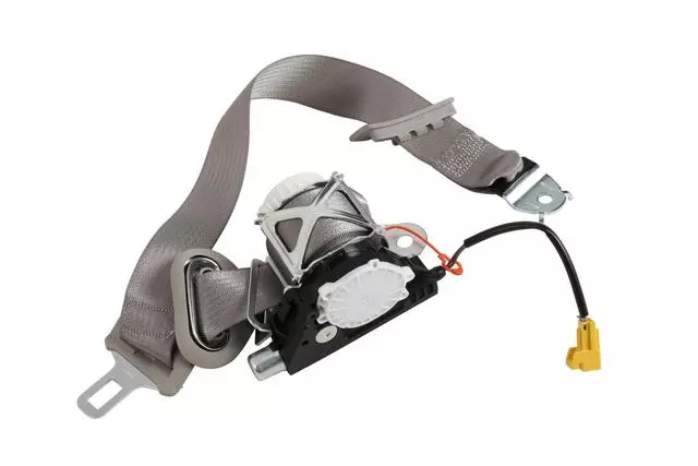 19260177 - : Light Titanium Passenger Seat Belt with Retractor and Pre-Tensioner for Chevrolet: Silverado 2500 HD, Silverado 3500 HD | GMC: Sierra 2500 HD, Sierra 3500 HD Image