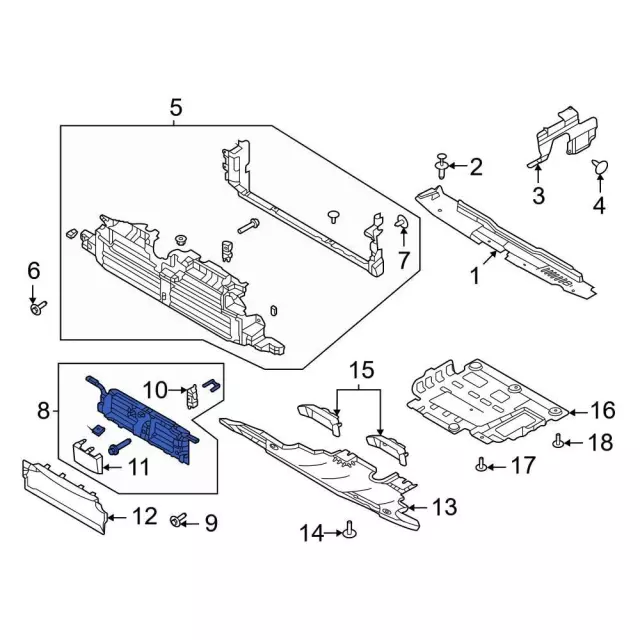 PB3Z16138B - : Upper Shutter for Ford: Bronco Image