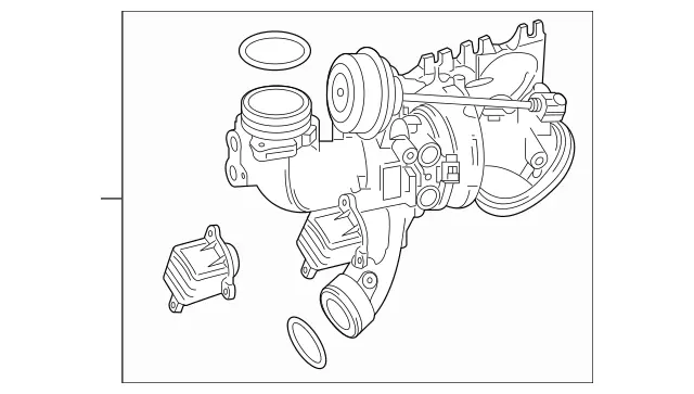 2760901780 - : Exhaust Gas Turbocharger for Mercedes-Benz Image