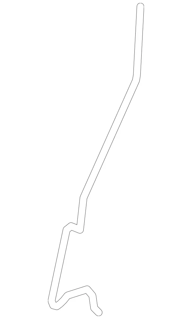 2137230700 - Driver Door: Securing Rod for Mercedes-Benz: E300, E350, E43 AMG, E53 AMG, E63 AMG S Image image