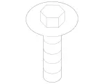 49909600 - Front-End Assembly, Front Panel: Hexagon Head Screw for Mercedes-Benz: 300C, 300CD, 350SD, AMG GT 43, AMG GT 53, AMG GT 55, AMG GT 63, AMG GT 63 Pro, AMG GT 63 S, AMG GT 63 S E Performance, B Electric Drive, B250e, C300, C350e, C400, C43 AMG, C450 AMG, C63 AMG, C63 AMG S, C63 AMG S E Performance, CLS450, CLS53 AMG, E300, E350, E400, E43 AMG, E450, E53 AMG, E63 AMG S, EQS 450, EQS 450+, EQS 580, EQS AMG, GLC300, GLC43 AMG, GLC63 AMG, GLC63 AMG S, Maybach S580, Maybach S680, S500, S580, S580e, S63 AMG E Performance, SL400, SL43 AMG, SL450, SL55 AMG, SL550, SL63 AMG, SL63 AMG S E Performance, SL65 AMG Image