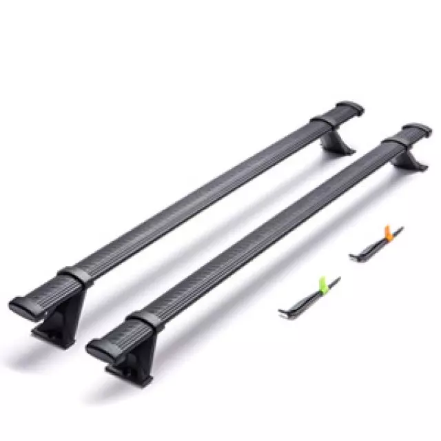84252905 - Hauling: Removable Roof Rack Cross Rails - Black for GM Image