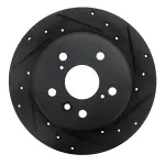 63376053R - : DFC Brake Rotor - Drilled and Slotted - Black for DYNAMIC FRICTION Image
