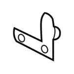 W717857S439 - : Belt Molding Clip for Ford: F-250 Super Duty, F-350 Super Duty Image