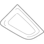 CN1Z5829711A - : Quarter Glass for Ford: EcoSport Image